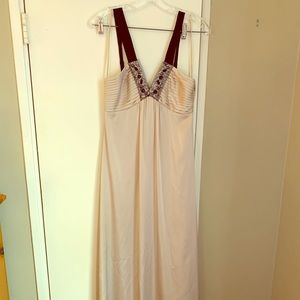BCBG Beige Gown